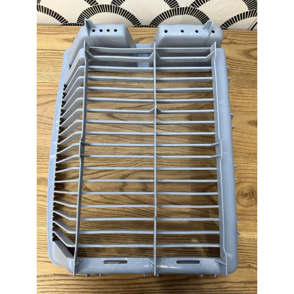 Vintage Rubbermaid Plastic Dish Drip Drying Rack Blue 14.5